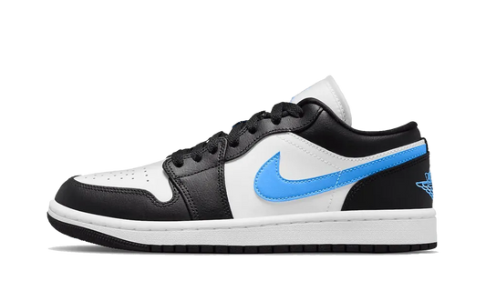 Air Jordan 1 Low Black University Blue White (W)