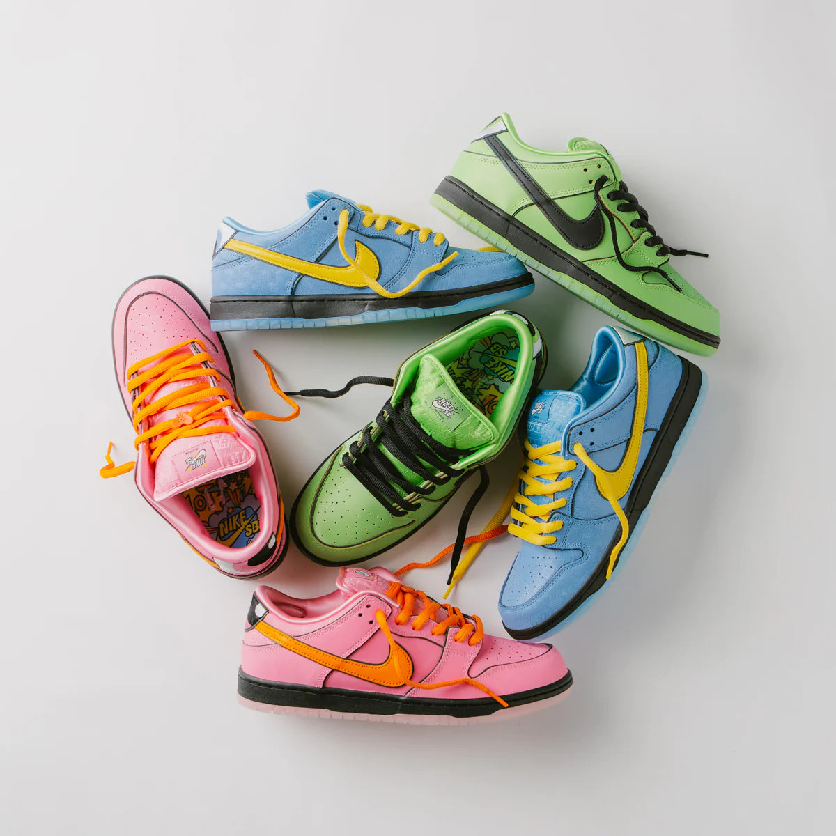 Nike SB Powerpuff Girls Dunk Low (pack of 3)