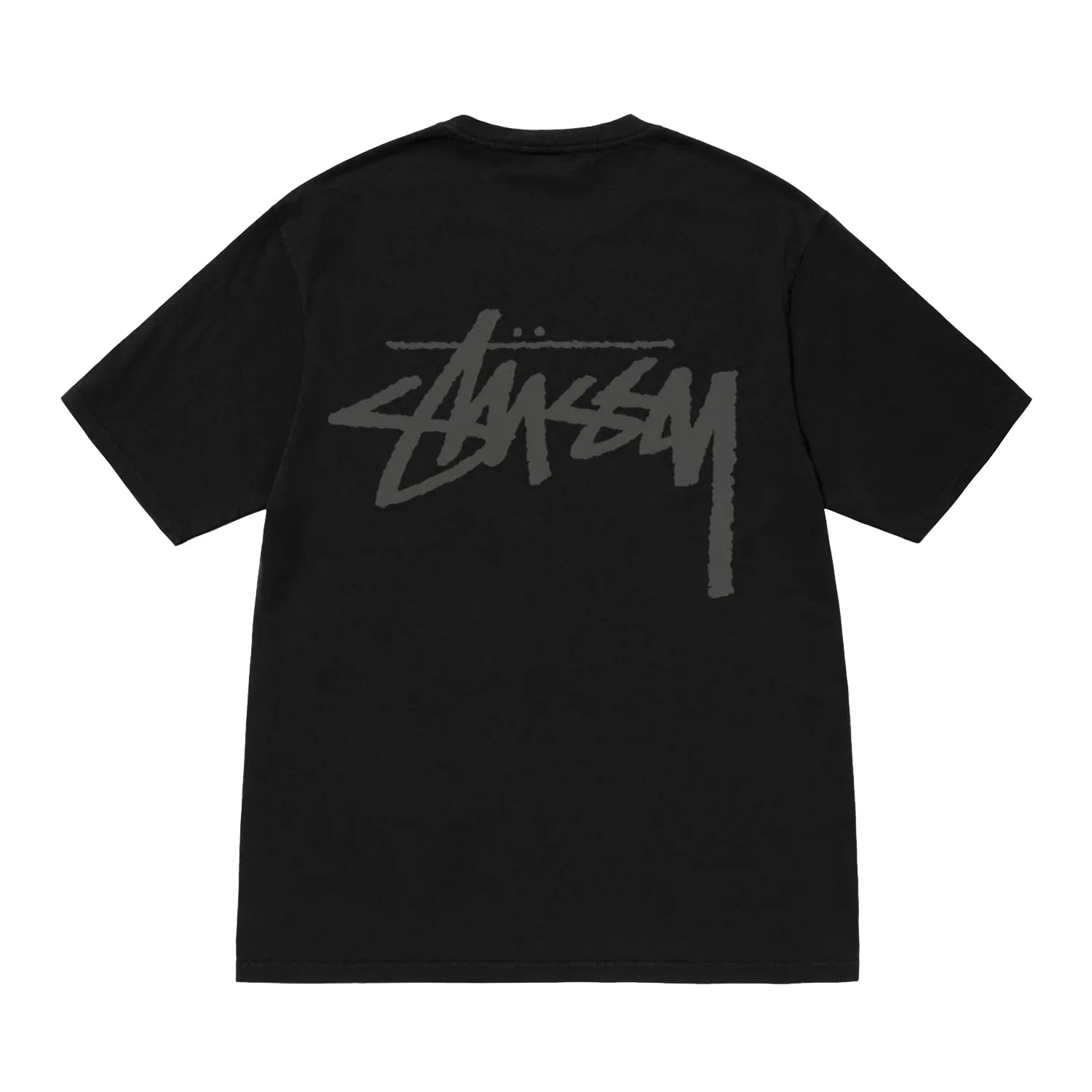★関税込★STUSSY★Venus Oval Pigment Dyed T-Shirt★Black★ Stussy Venus Oval Pigment Dyed Tee Black Men's - SS24 - US