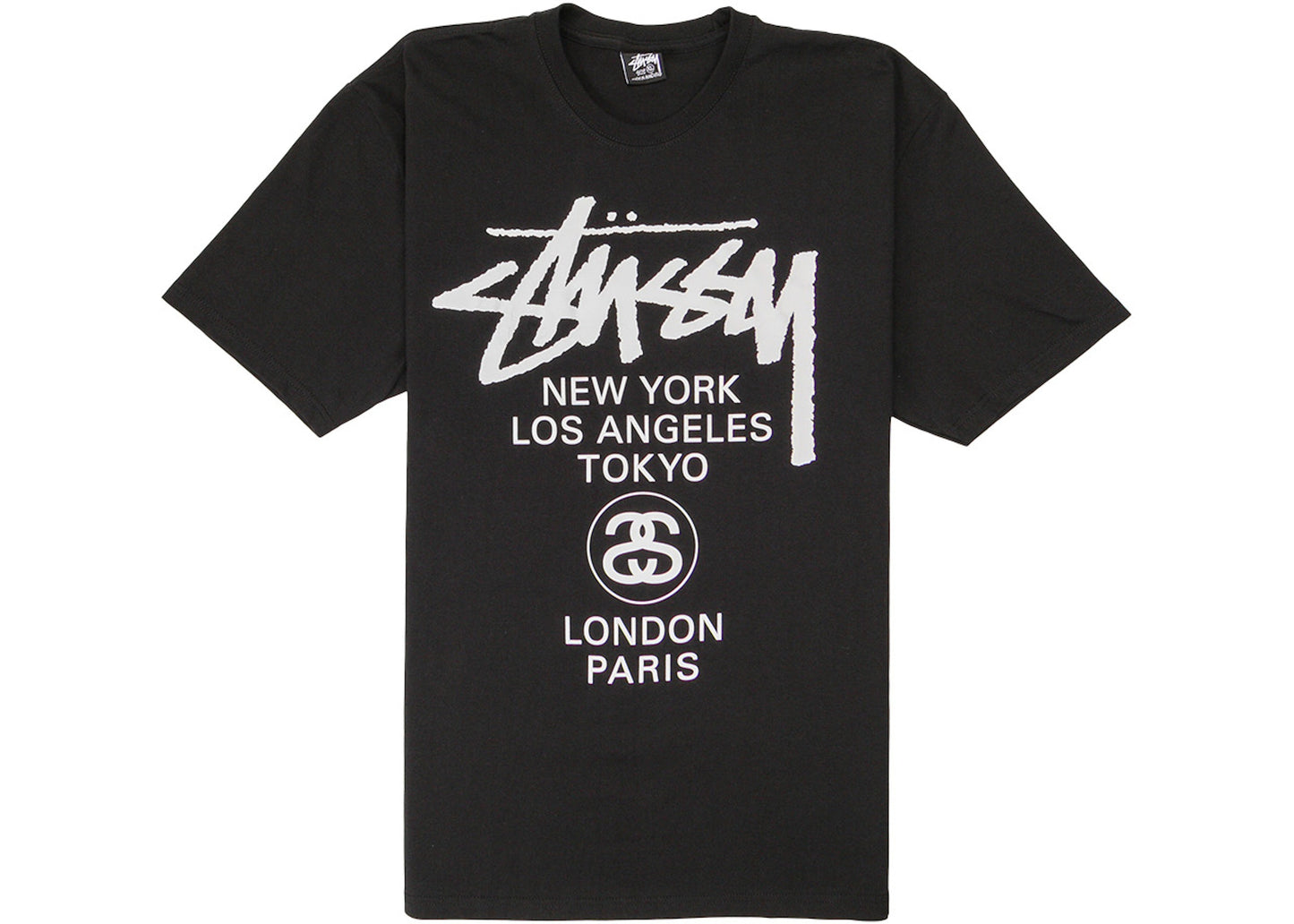 STUSSY WORLD TOUR TEE BLACK