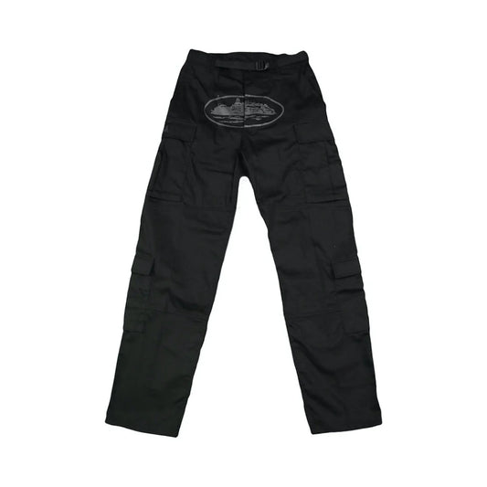 Corteiz Guerillaz Cargos 'Triple Black'