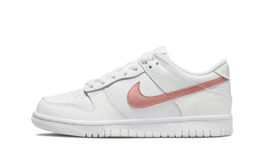 Nike Dunk Low White Pink Bronze Swoosh (GS)