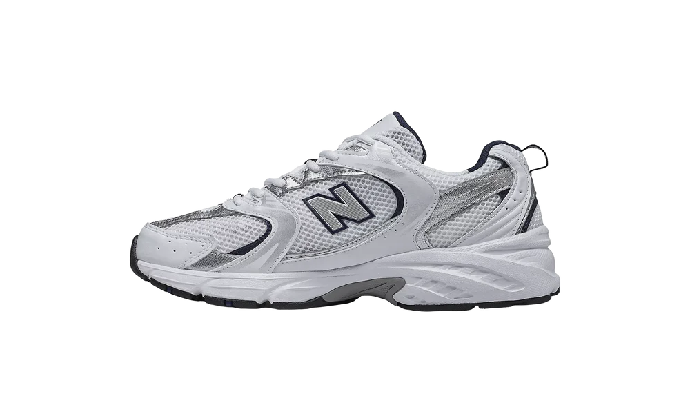 New Balance 530 White Silver Navy