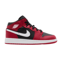 Jordan 1 Mid Gym Red Black White (GS)