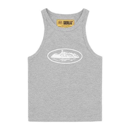 Corteiz Women's Alcatraz Tank Top 'Heather Grey'