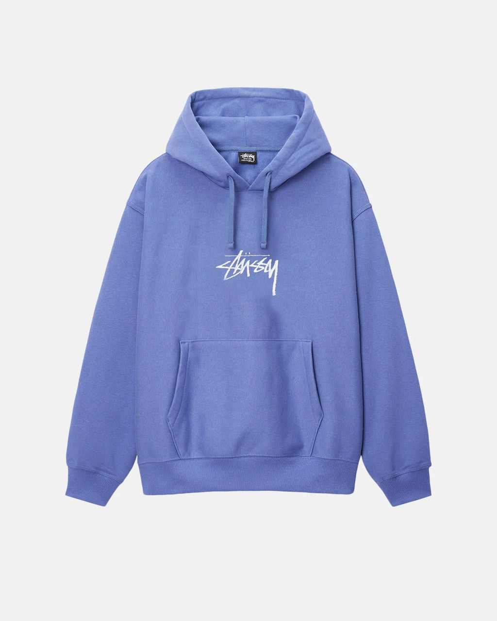 STUSSY STOCK LOGO APPLIQUE HOODIE