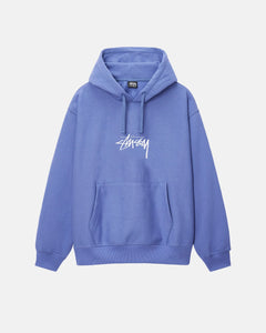 STUSSY STOCK LOGO APPLIQUE HOODIE