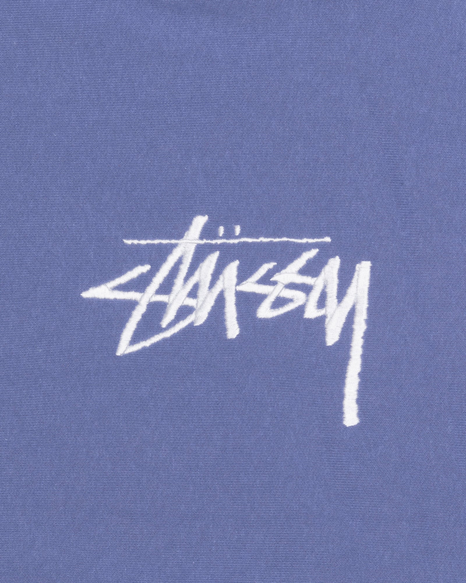 STUSSY STOCK LOGO APPLIQUE HOODIE