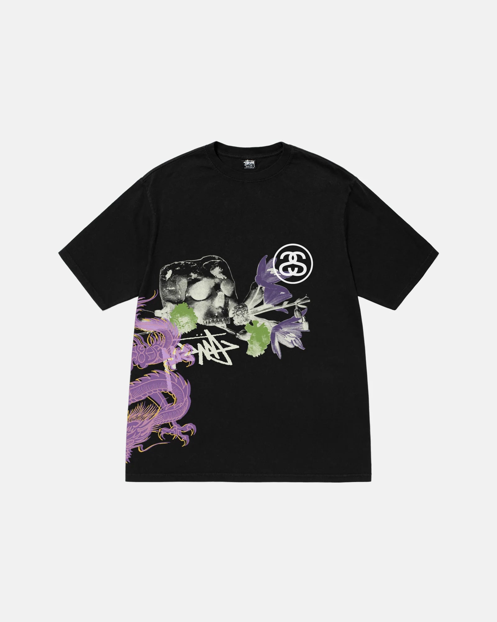 STUSSY STRIKE TEE PIGMENT DYED