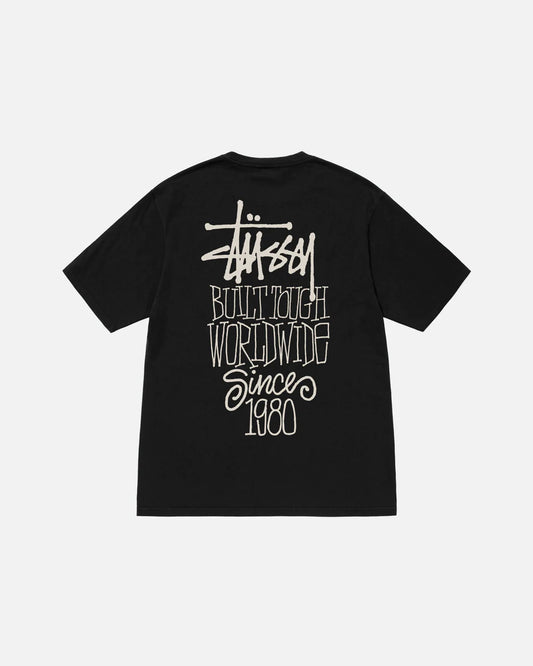 STUSSY BUILT TOUGH TEE PIGMENT DYED