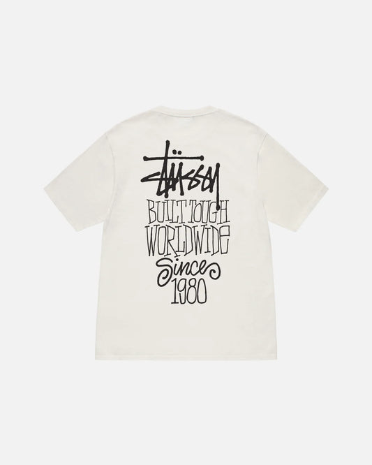 STUSSY BUILT TOUGH TEE PIGMENT DYED