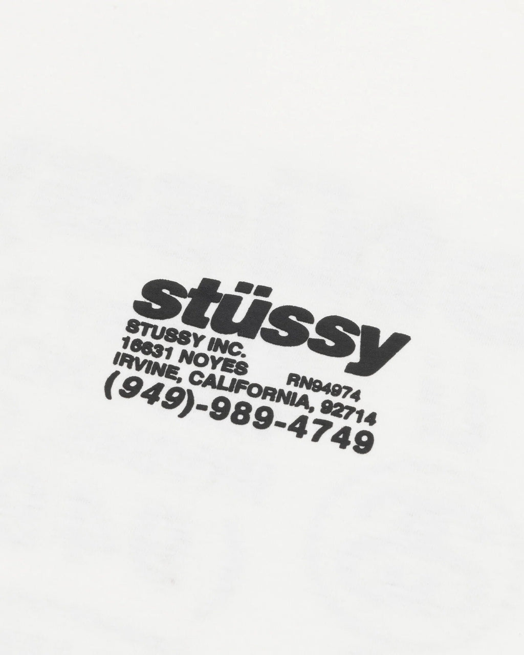 STUSSY TEE DNA PIGMENT DYED