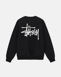 STUSSY BASIC CREWNECK HOODIE