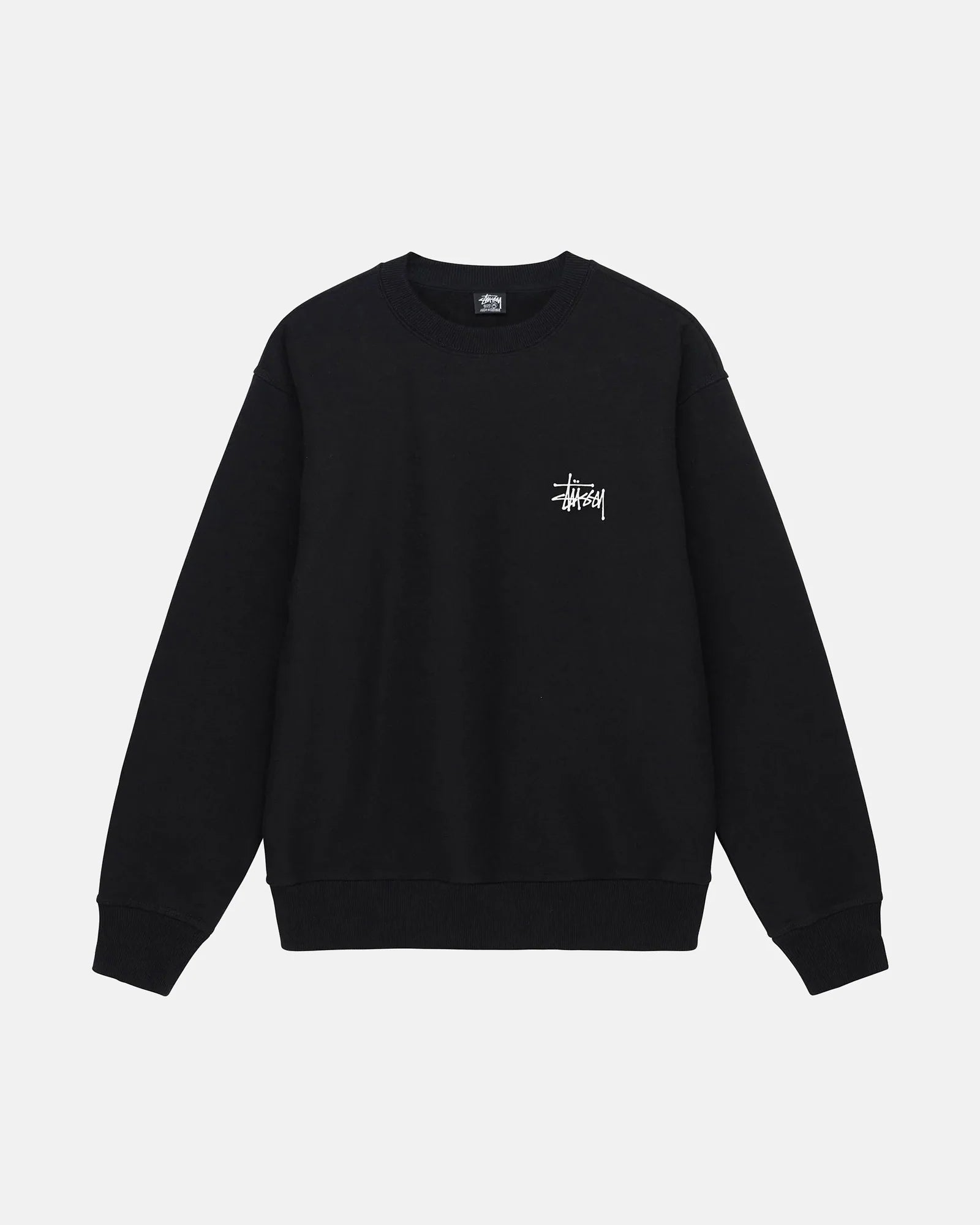 STUSSY BASIC CREWNECK HOODIE