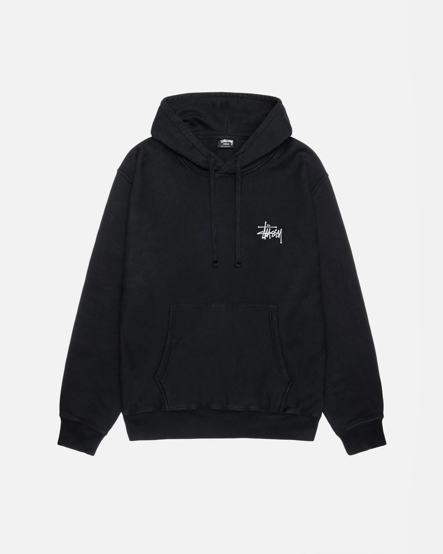 STUSSY BASIC HOODIE PIGMENT DYED