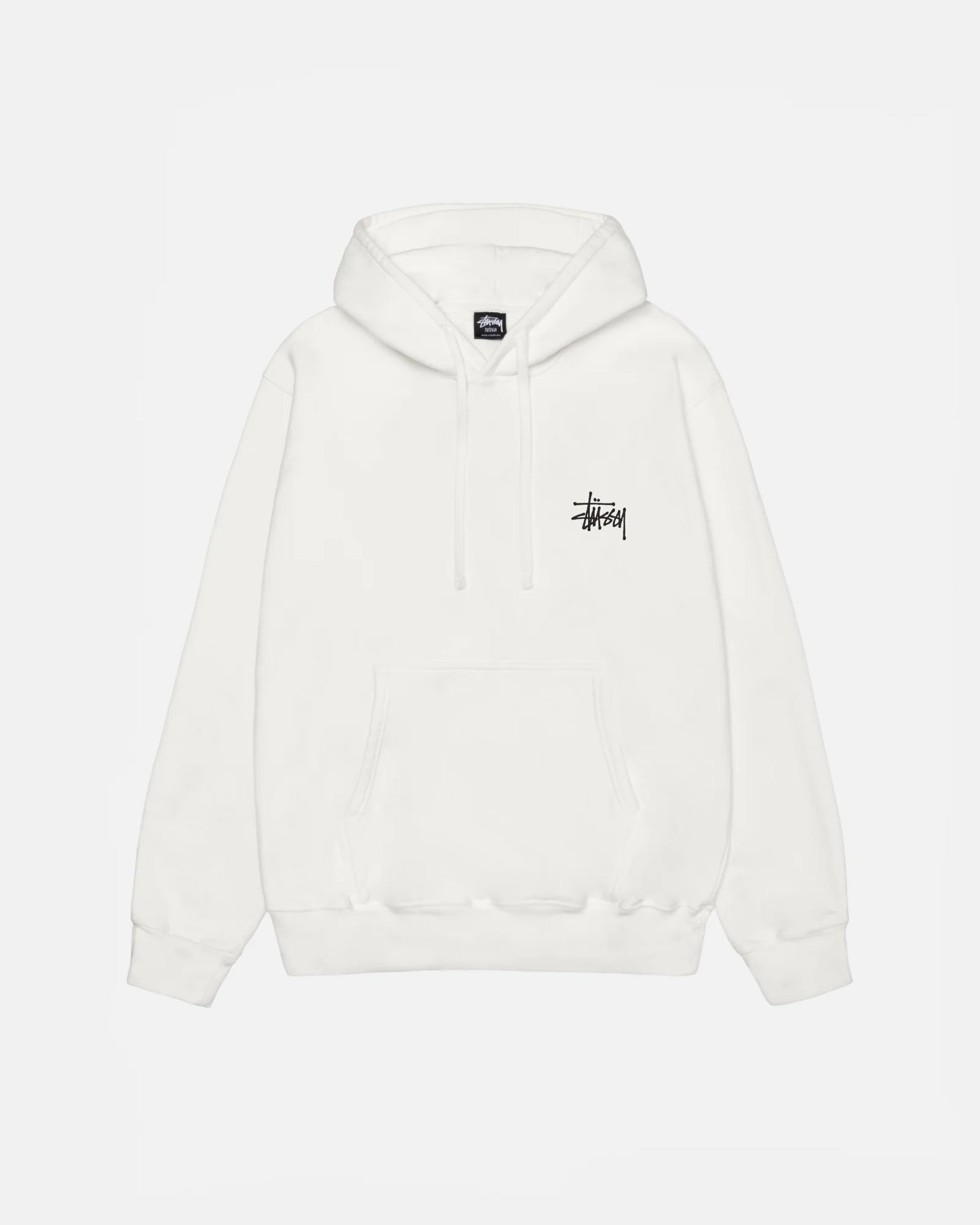 STUSSY BASIC HOODIE PIGMENT DYED