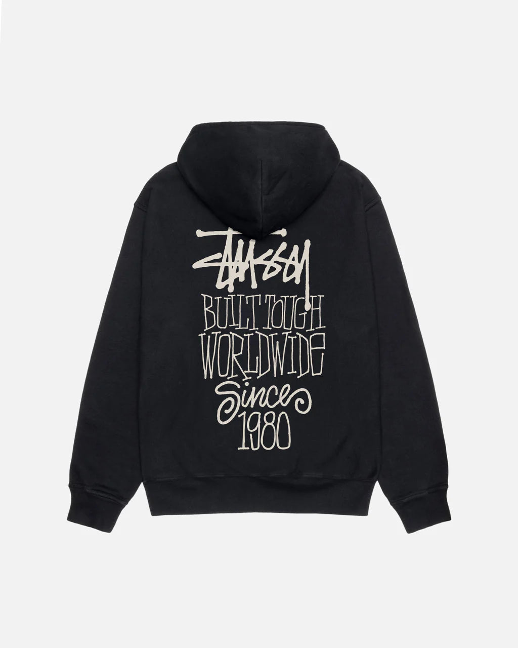 STUSSY BUILT TOUGH HOODIE PIGMENT DYED