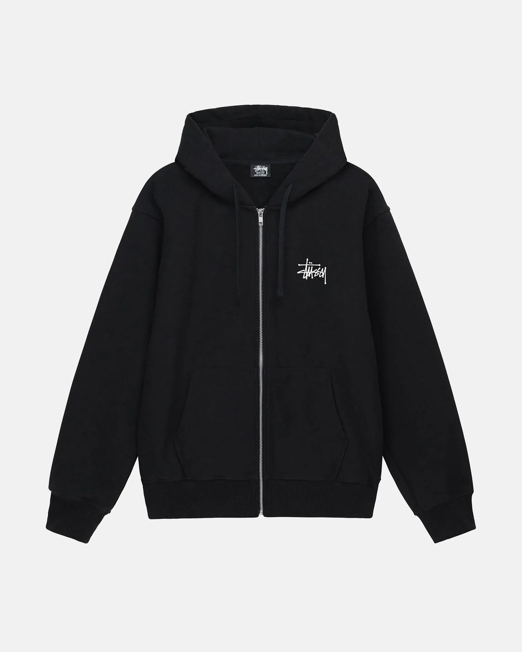 STUSSY BASIC ZIP HOODIE