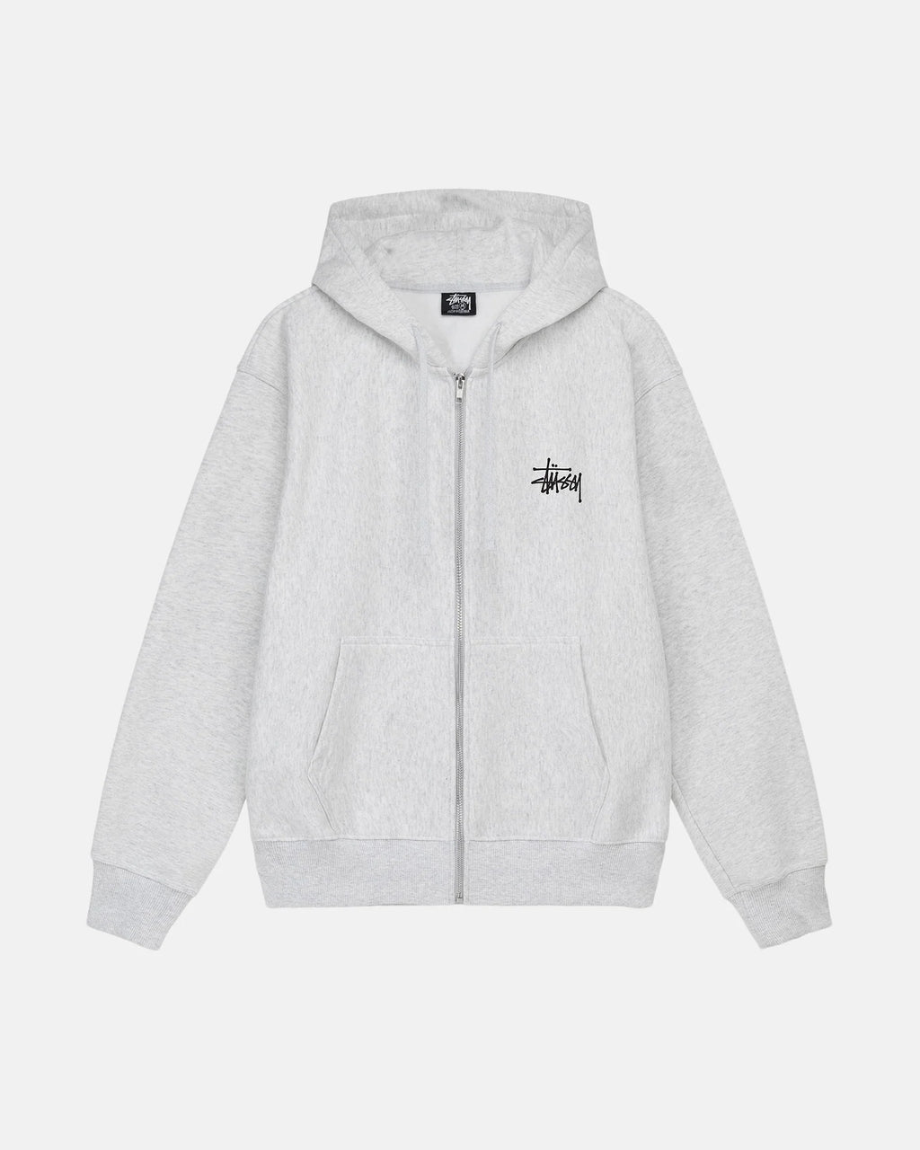 STUSSY BASIC ZIP HOODIE