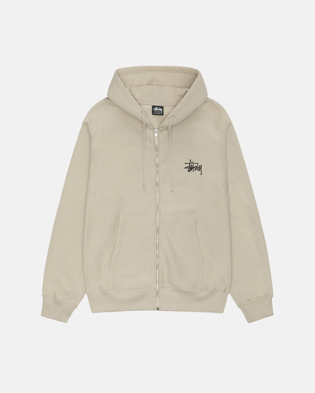 STUSSY BASIC ZIP HOODIE