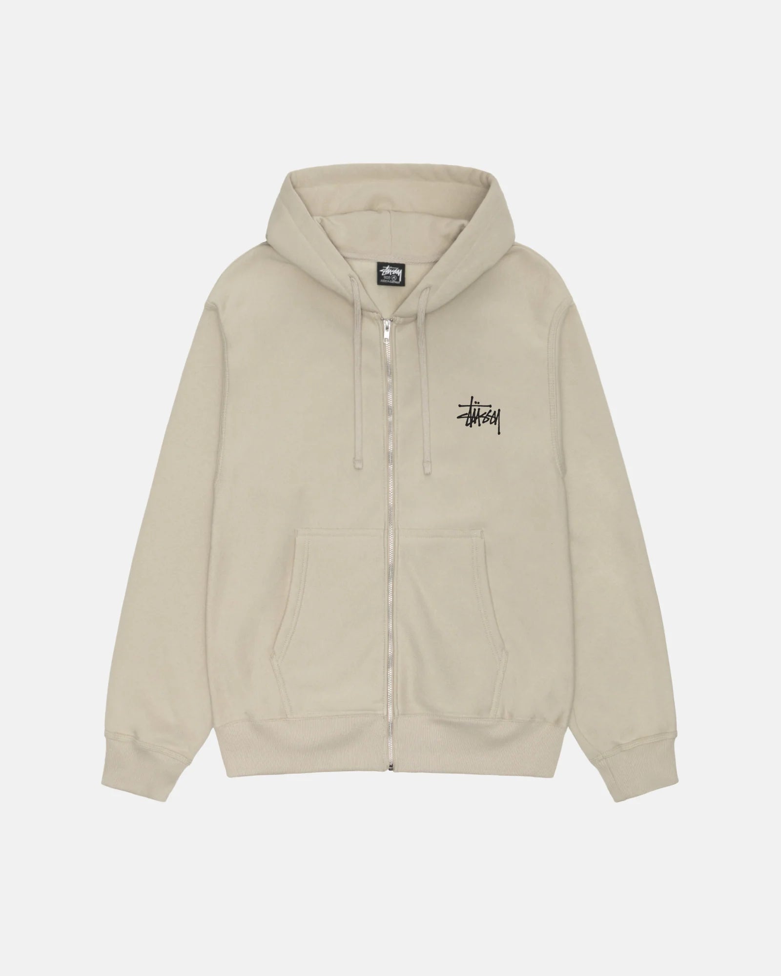 STUSSY BASIC ZIP HOODIE