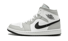 Air Jordan 1 Mid Light Smoke Grey Black (W)