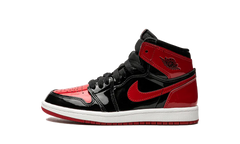 Air Jordan 1 Retro High OG Bred Patent (PS)