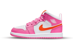 Air Jordan 1 Mid Pinksicle Safety Orange (PS)