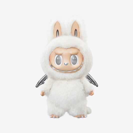 Pop Mart Labubu The Monsters ZIMOMO ANGEL IN CLOUDS Vinyl Face Doll + Tote Bag