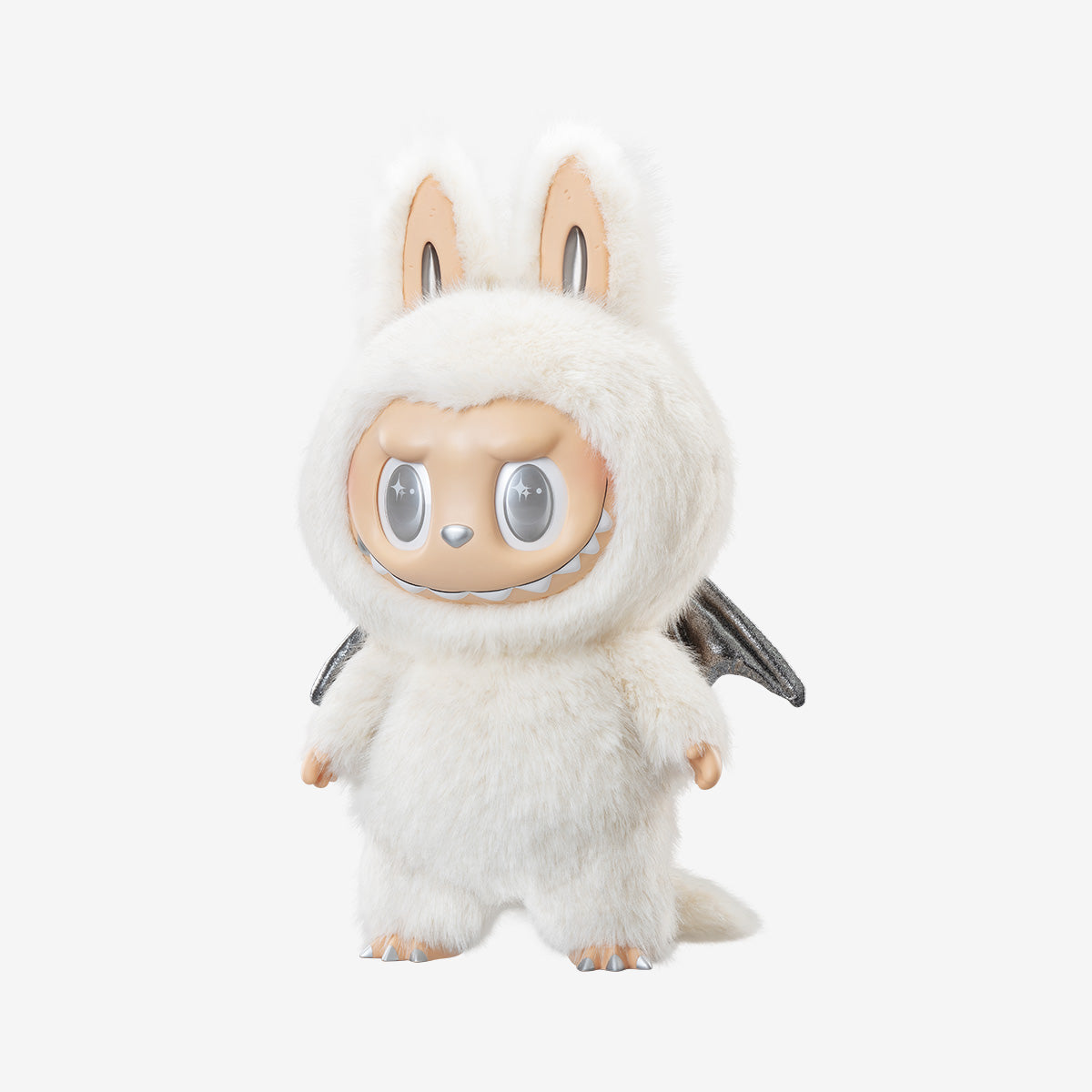 Pop Mart Labubu The Monsters ZIMOMO ANGEL IN CLOUDS Vinyl Face Doll + Tote Bag