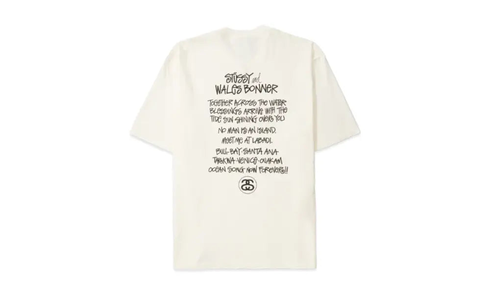 Stussy Wales Bonner Ivory Tee