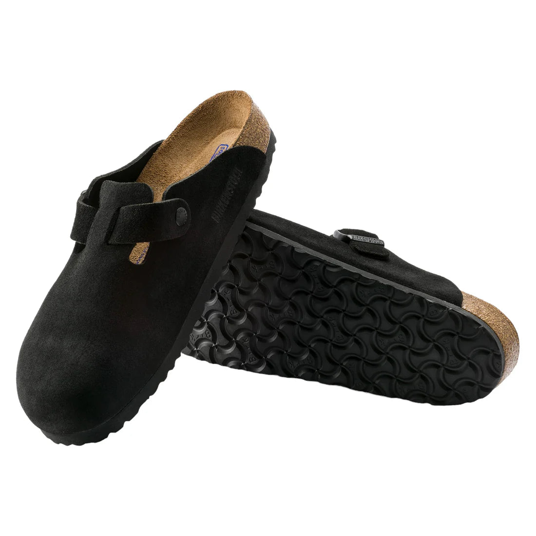 BIRKENSTOCK BOSTON SUEDE BLACK