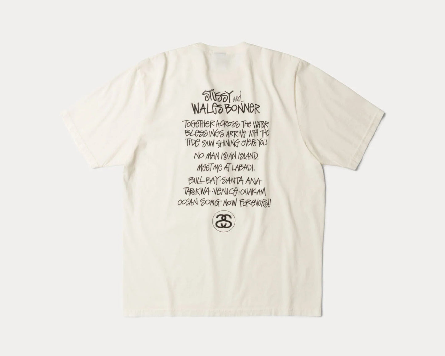 Stussy Wales Bonner Ivory Tee