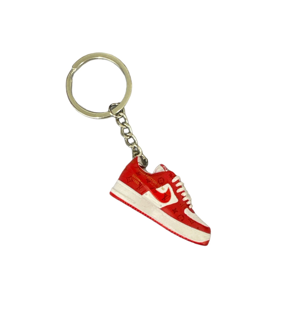 Keychain Air Force 1 Louis Vuitton Red
