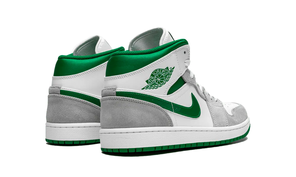 Air Jordan 1 Mid Grey Green