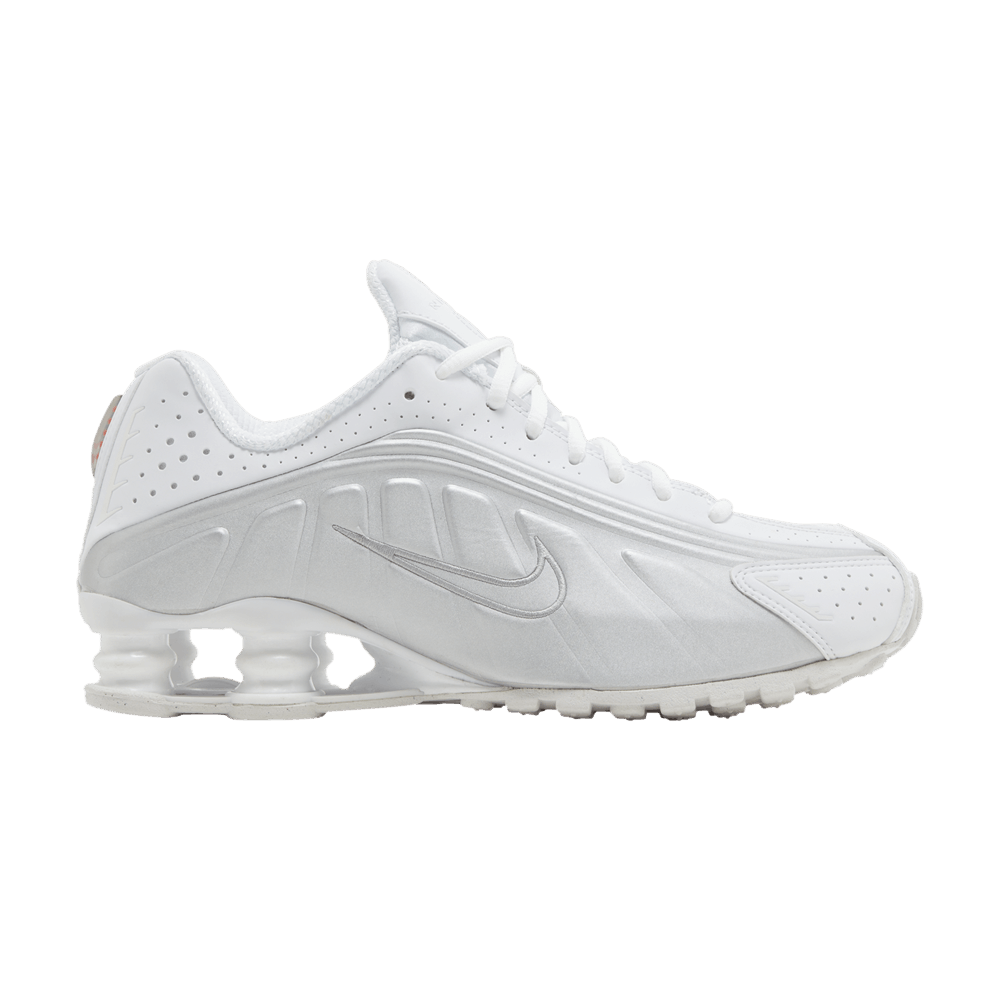 Nike Shox R4 White Metallic Silver (Women's)