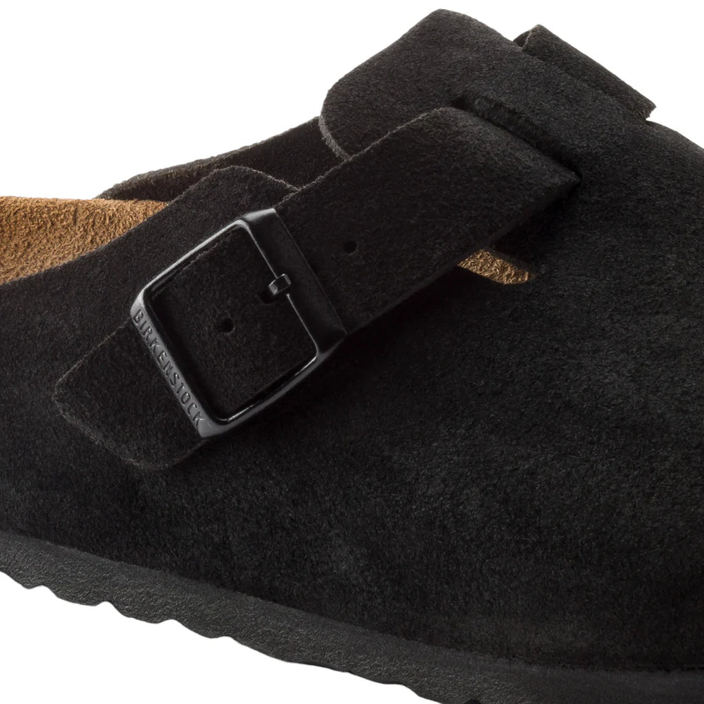 BIRKENSTOCK BOSTON SUEDE BLACK