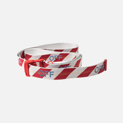 Off White Belt (White/Red)