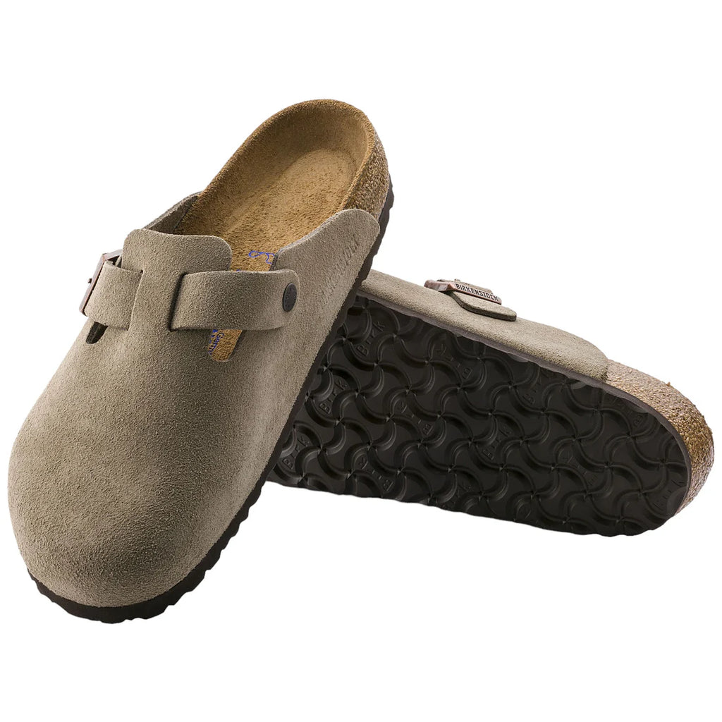 BIRKENSTOCK BOSTON SUEDE TAUPE