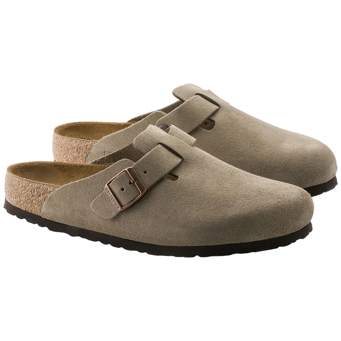 BIRKENSTOCK BOSTON SUEDE TAUPE