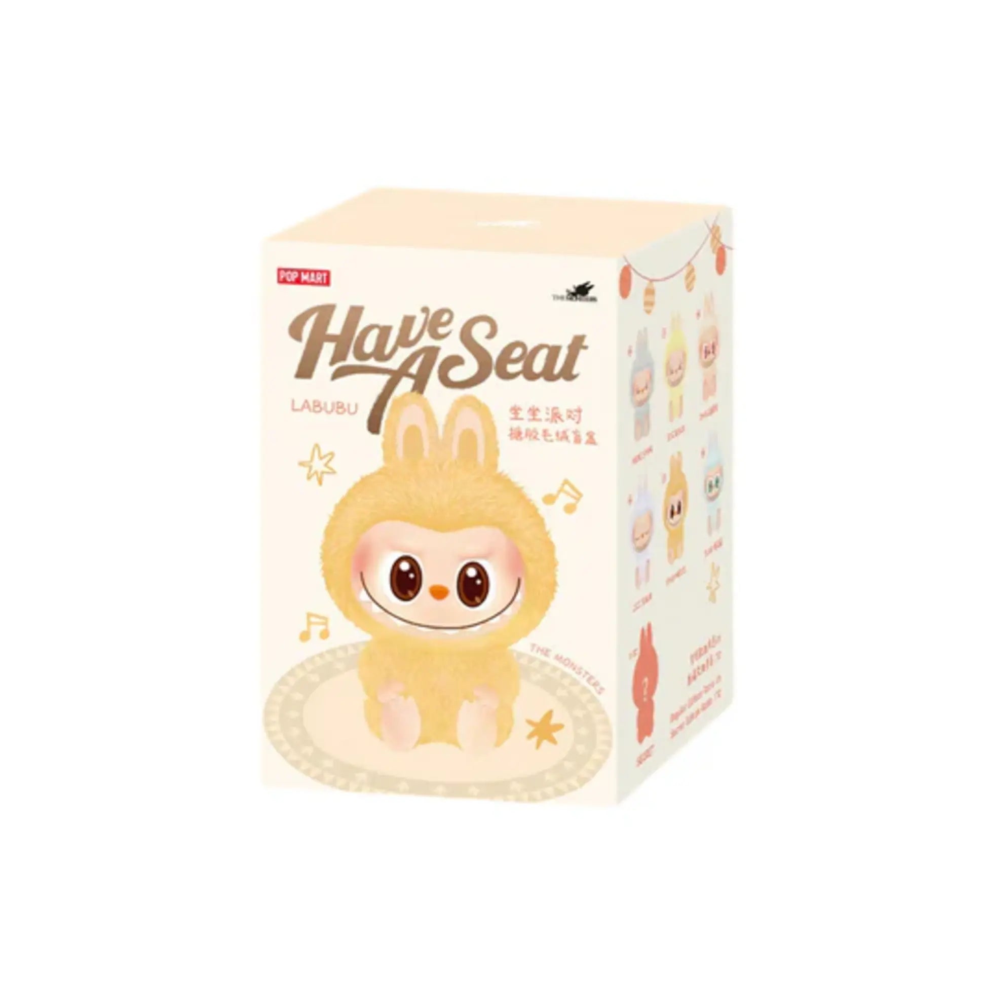 Pop Mart Labubu The Monsters Have a Seat Vinyl Plush Blind Box