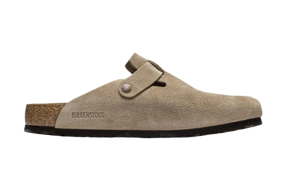 BIRKENSTOCK BOSTON SUEDE TAUPE