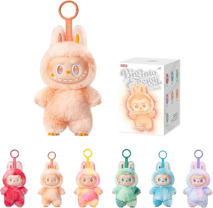 Pop Mart Labubu The Monsters Big into Energy Series Vinyl Plush Pendant case with 6 diferent designs ( might have a secret )