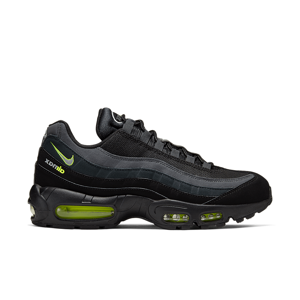 Nike Air Max 95 Retro Logo Black Grey Volt