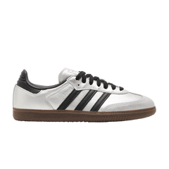 adidas Samba OG Silver Metallic Black Gum (Women's)