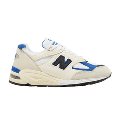 New Balance 990v2 MiUSA White Blue