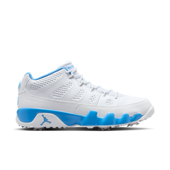 Jordan 9 Retro Low Golf White University Blue