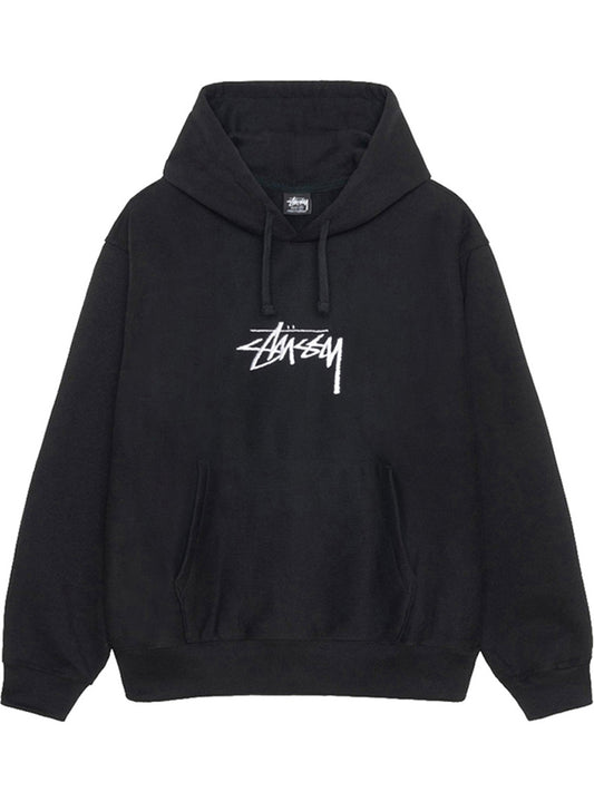 STUSSY STOCK LOGO HOODIE