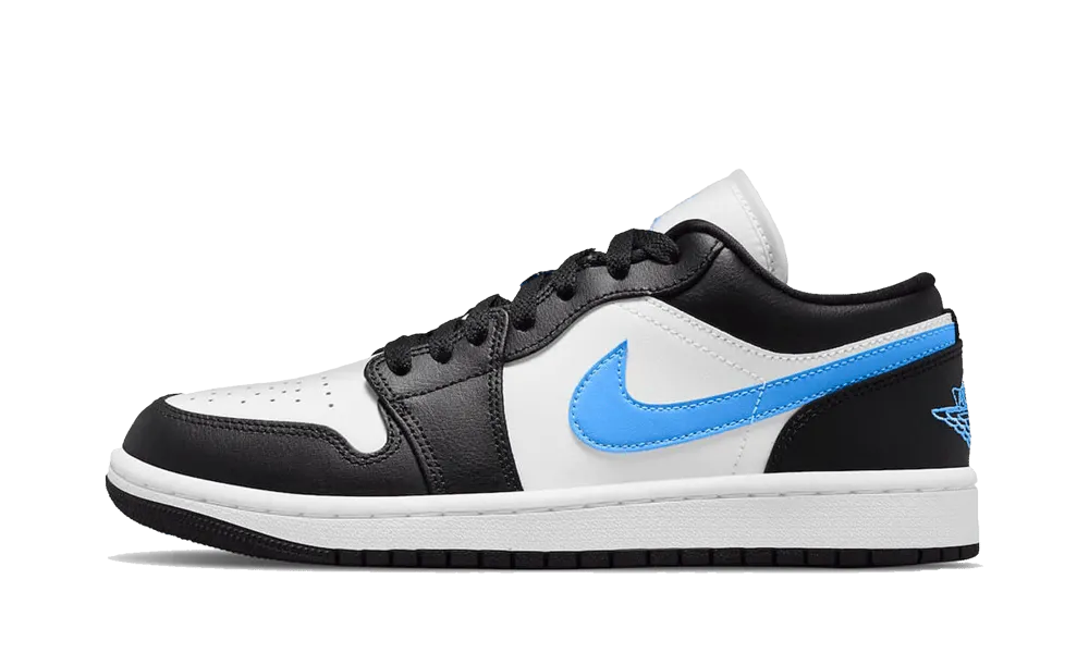 Air Jordan 1 Low Black University Blue White (W)