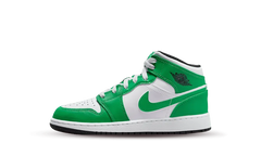 Air Jordan 1 Mid 'Lucky Green' (GS)